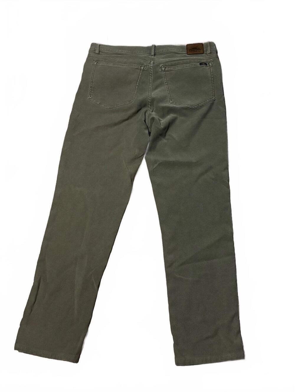 Faherty Olive Green Men's Pants Size 34